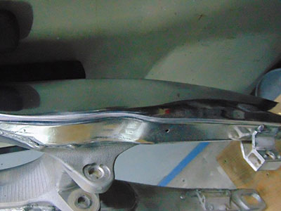 LEŠTENIE RÁMU MOTORKY YAMAHA CROSS
